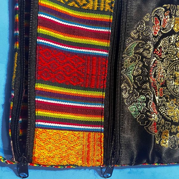 Lot of 2 Tribal Indigenous clutch bag/cross body purse - Picture 3 of 16